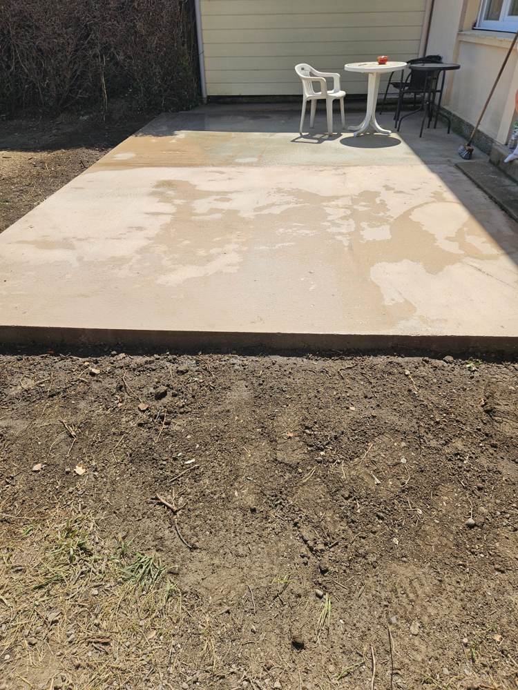 Terrasse béton — Troine Espace Vert