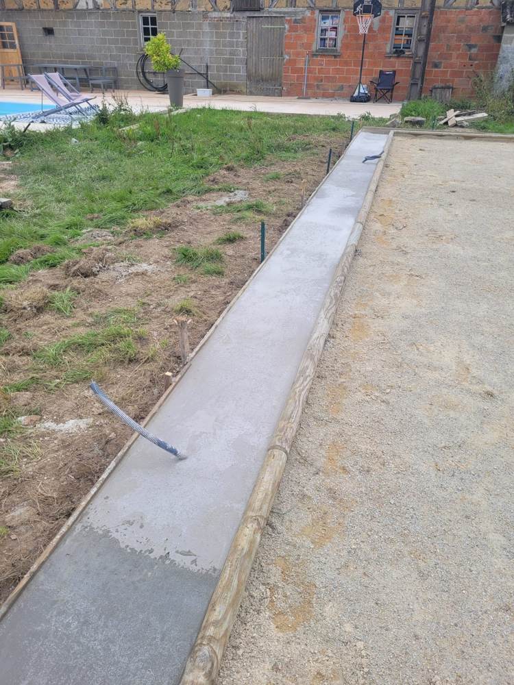 Aménagement d'un terrain de pétanque — Troine Espace Vert